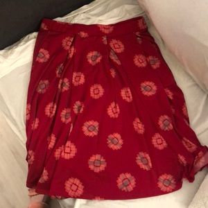 Lula Roe Mid-length skirt